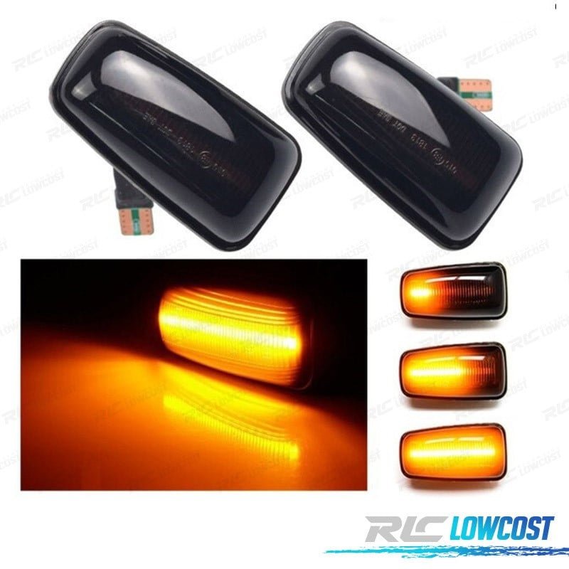 Intermitentes Laterales LED Dinamicos Citroen SAXO Peugeot 106 306 406 Cristal Ahumados | TDH Performance