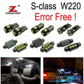 KIT 27 Bombillas LED Interior Mercedes E Clase W211 Sedán E200 E220 E240 E270 02-08 | TDH Performance