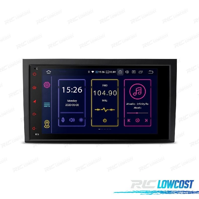 Radio GPS Android 12 AUDI A4 B6 B7 SEAT EXEO