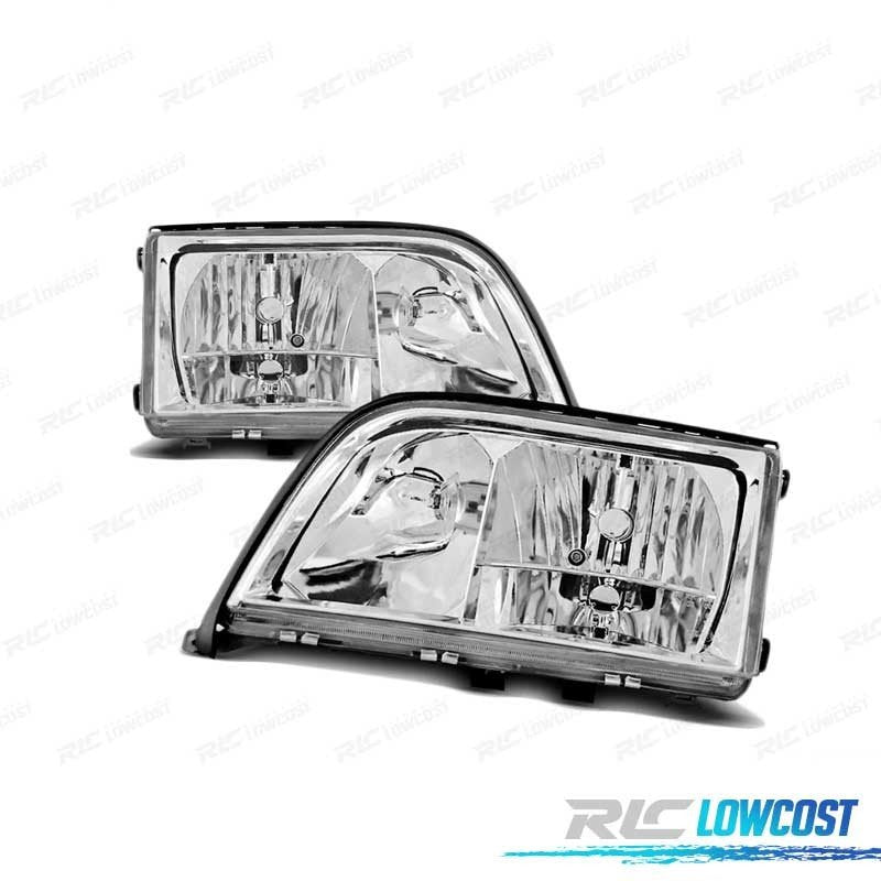 Faros Mercedes W140 91-98 Cromado