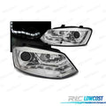 Faros Volkswagen VW POLO 6R 09-14 Daylight Cromados