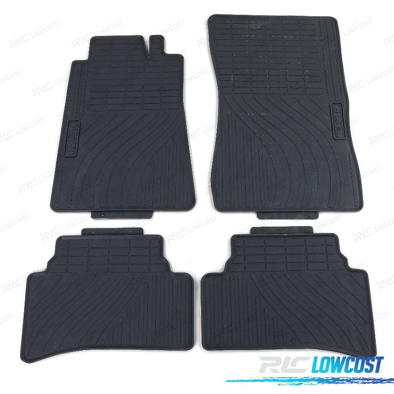 Alfombrillas GOMA Mercedes Clase C W202 S202 93-01 4 Piezas