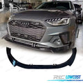 Spoiler LIP Frontal AUDI A4 21- LOOK Sport Negro Brillo | TDH Performance