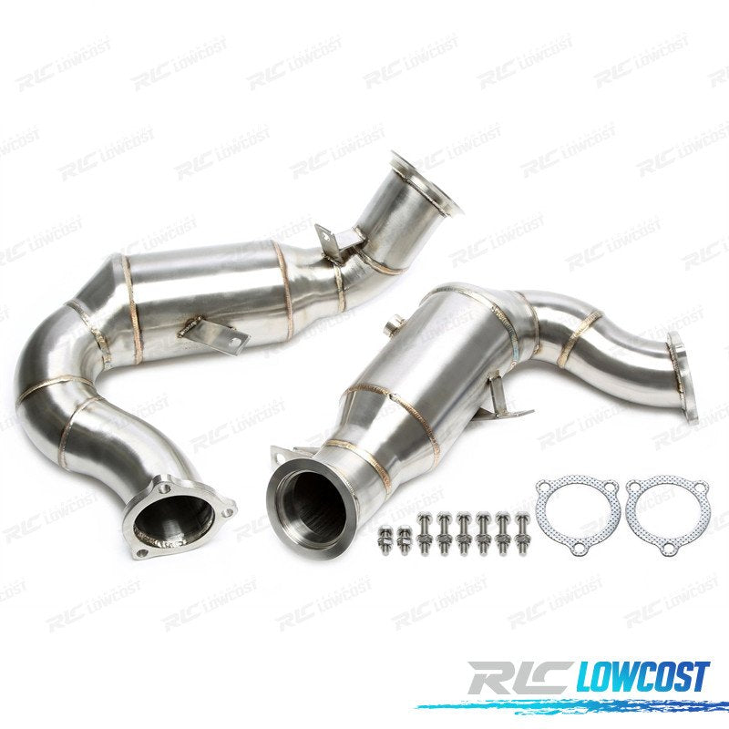 Supresor Downpipe Porsche Macan 14-18 Acero 90MM