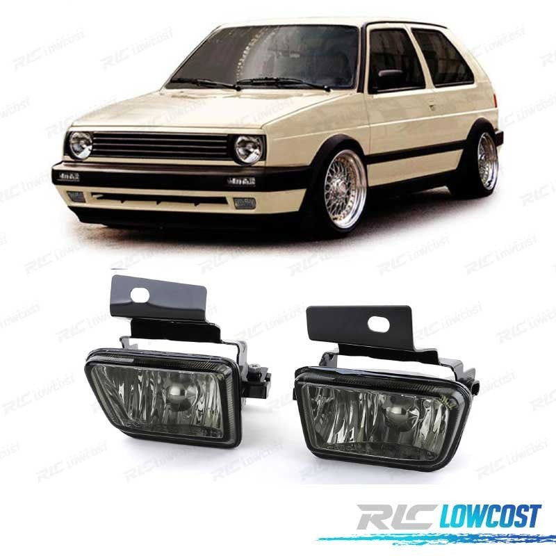 Faros Antiniebla Volkswagen VW GOLF MK2 83-91 Cristal Ahumado | TDH Performance