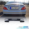 Difusor Mercedes CLS C218 15-18 LOOK C63 AMG Negro MATE + Colas Escape | TDH Performance