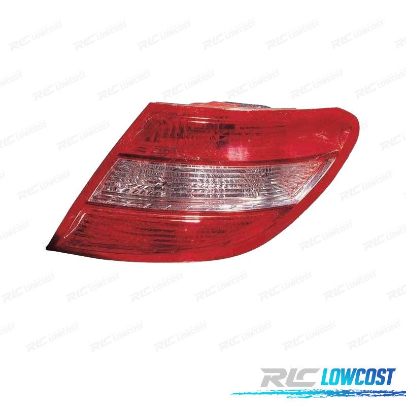 Piloto DCH PARA Mercedes Clase C W204 Berlina 07-10 Blanco ROJO