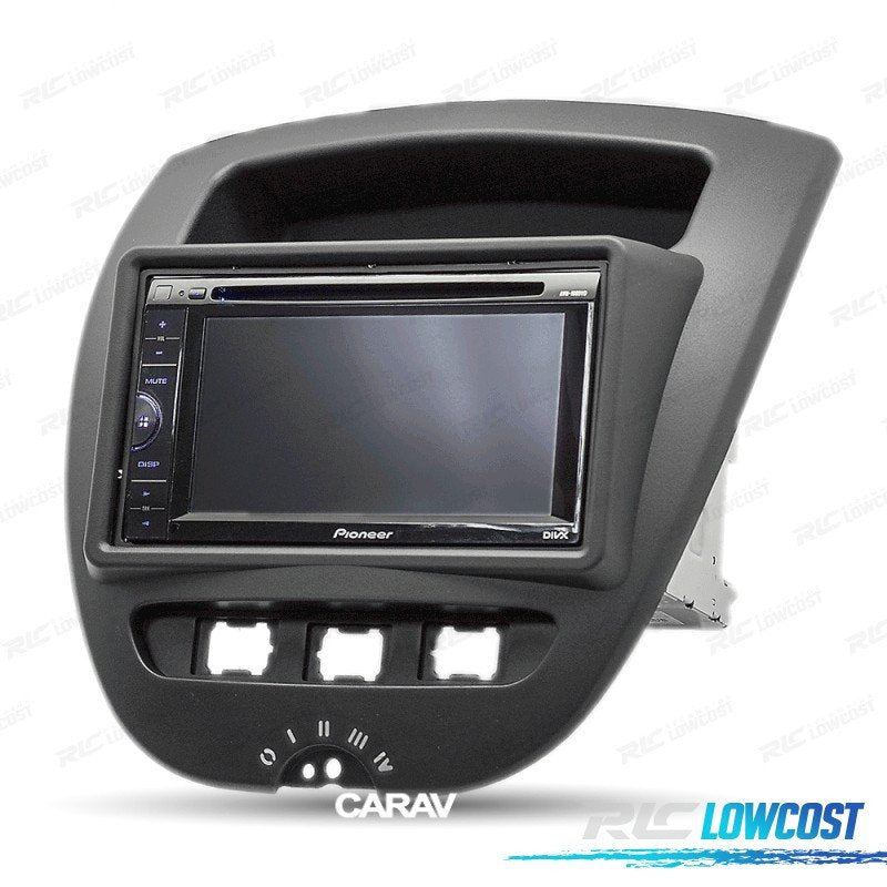 Marco Negro Radio 2-din PARA Citroen C1 Toyota AYGO Peugeot 107 05-14
