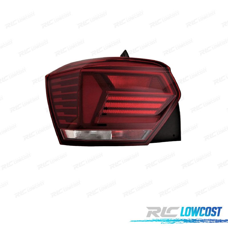 Piloto IZQ Volkswagen VW POLO 17-21 Blanco ROJO