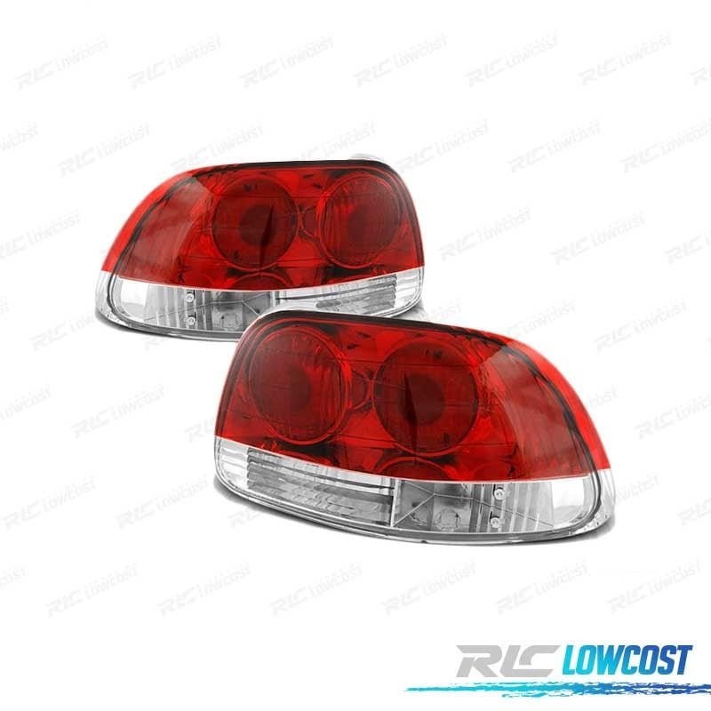 Pilotos Honda CRX DEL SOL 92-97 ROJO Blanco LOOK Lexus | TDH Performance