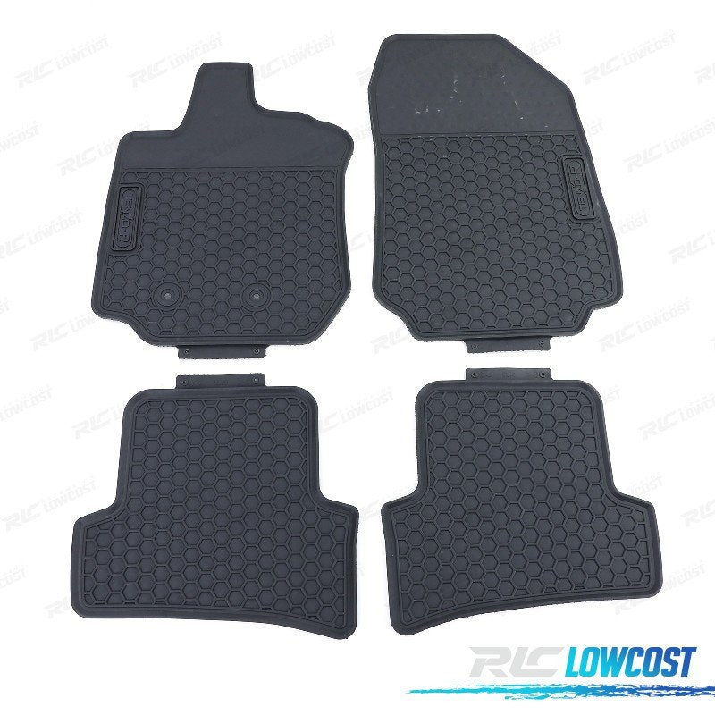 Alfombrillas GOMA Renault CLIO 3 05- BR CR 4 Piezas