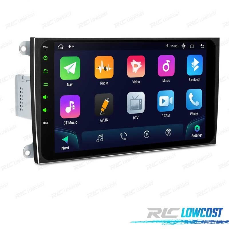 Radio GPS Android 12 PARA Porsche Cayenne 03-10 9" USB GPS Tactil HD