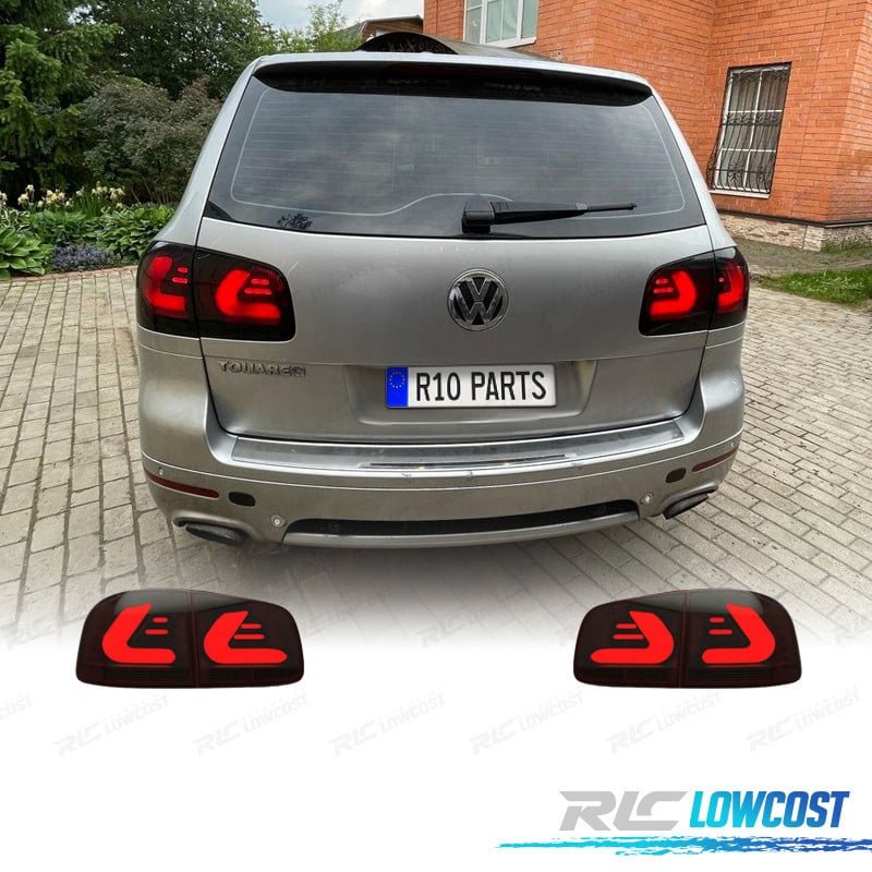 Pilotos Volkswagen VW Touareg I 7L 02-10 Cardna LED ROJO Ahumado | TDH Performance