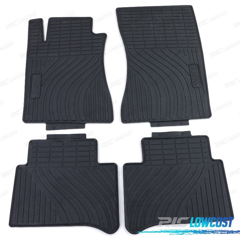 Alfombrillas GOMA Mercedes Clase E W211 S211 02-09 4 Piezas