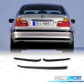 Molduras Paragolpes Traseiro BMW E46 Sedan 98-01 Negro MATE