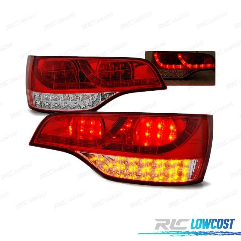 Pilotos LED AUDI Q7 06-09 ROJO Claro | TDH Performance