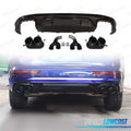 Difusor AUDI Q5 S LINE 18-20 LOOK SQ5 + Colas Escape Negro | TDH Performance