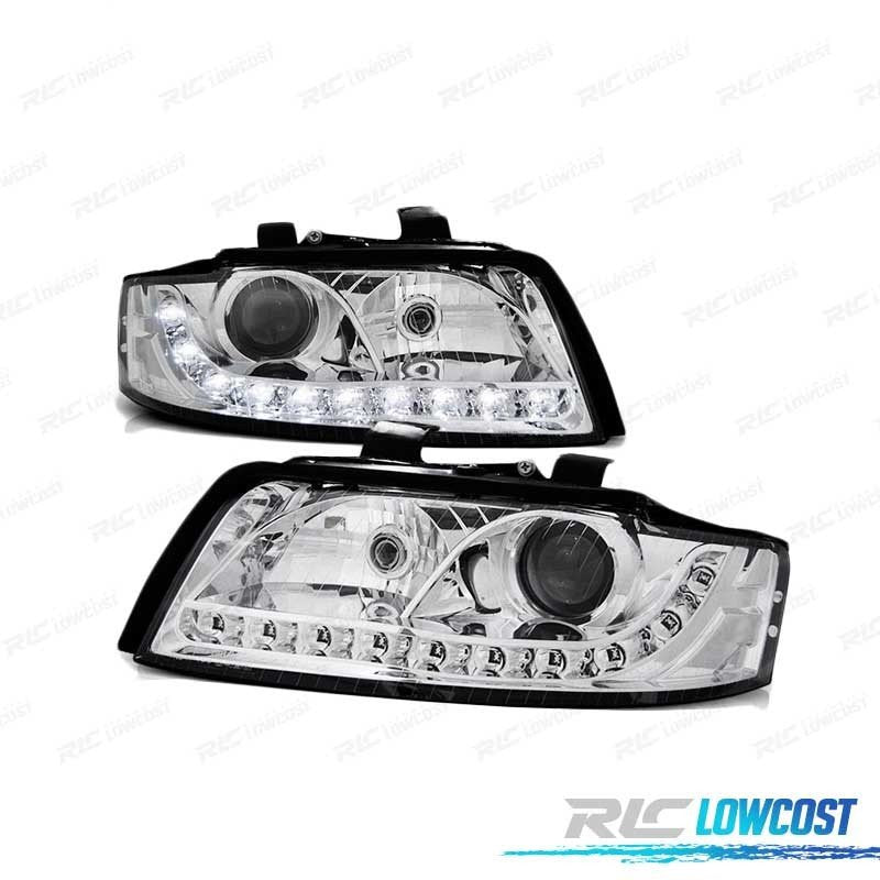 Faros LUZ Diurna AUDI A4 00-04 Cromados