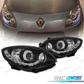 Faros Renault Twingo 07-11 LUZ Diurna LED Negro | TDH Performance