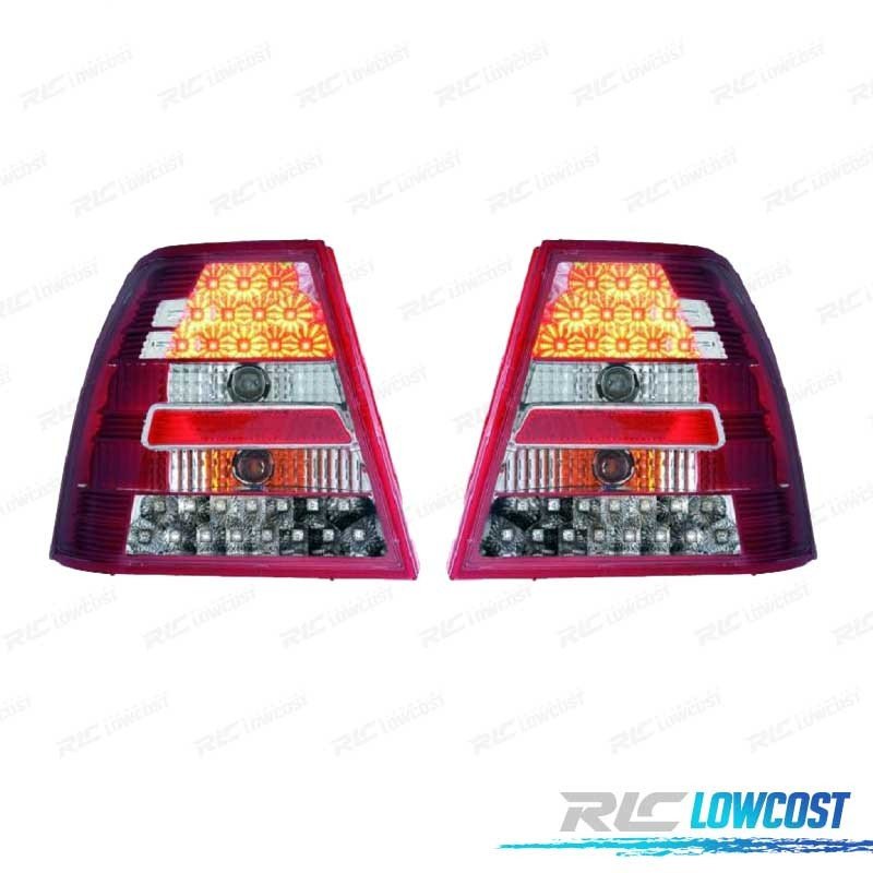 Pilotos LED Volkswagen VW BORA 98-05 Fondo ROJO | TDH Performance