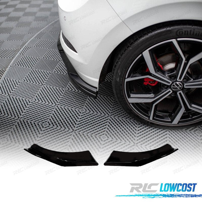 Spliters Traseros Volkswagen VW POLO 22- Negro Brillo