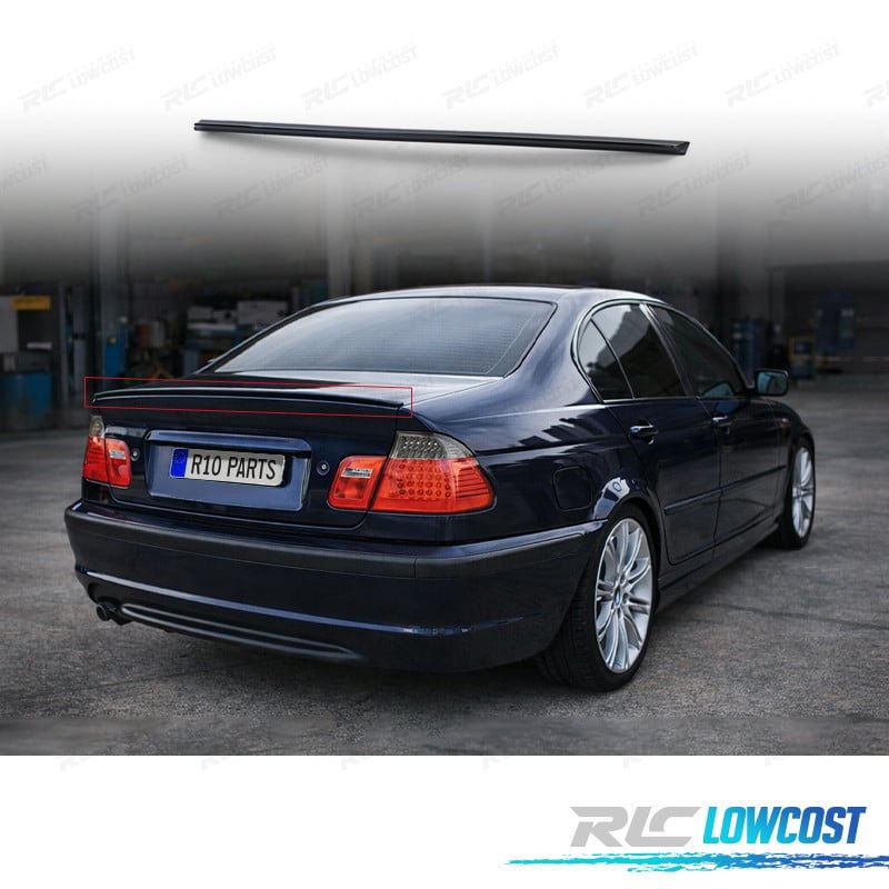 Aleron Spoiler BMW E46 Sedan 98-05 LOOK M Negro Brillo | TDH Performance