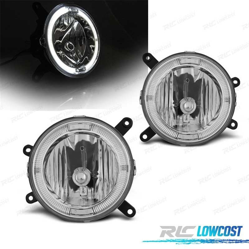 Faros Antiniebla FORD Mustang 04-09 OJOS Angel Cromado | TDH Performance