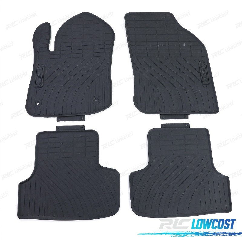 Alfombrillas GOMA Peugeot 208 12-19 4 Piezas
