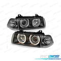 Faros BMW E36 90-99 OJOS Angel Fondo Negro H7 | TDH Performance