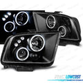 Faros FORD Mustang 04-09 OJOS Angel LED Negros | TDH Performance