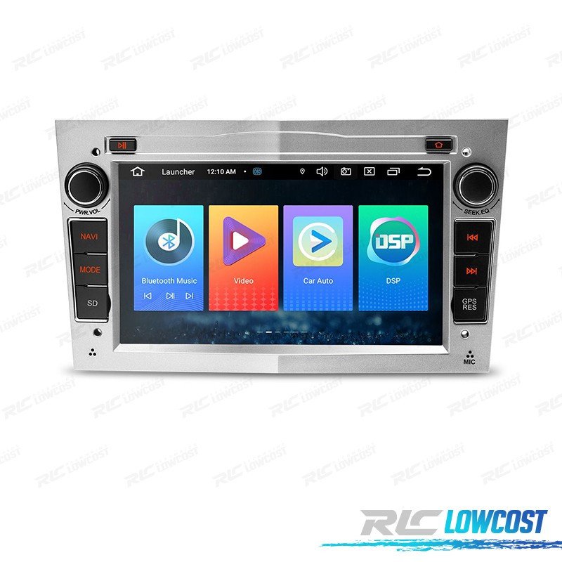 Radio GPS Android 11 PARA OPEL Astra H Vivaro Zafira Vectra Corsa D QUAD CORE GRIS Claro