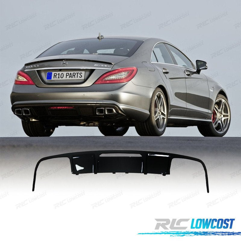 Difusor Mercedes CLS C218 11-14 LOOK C63 AMG Negro Brillo | TDH Performance