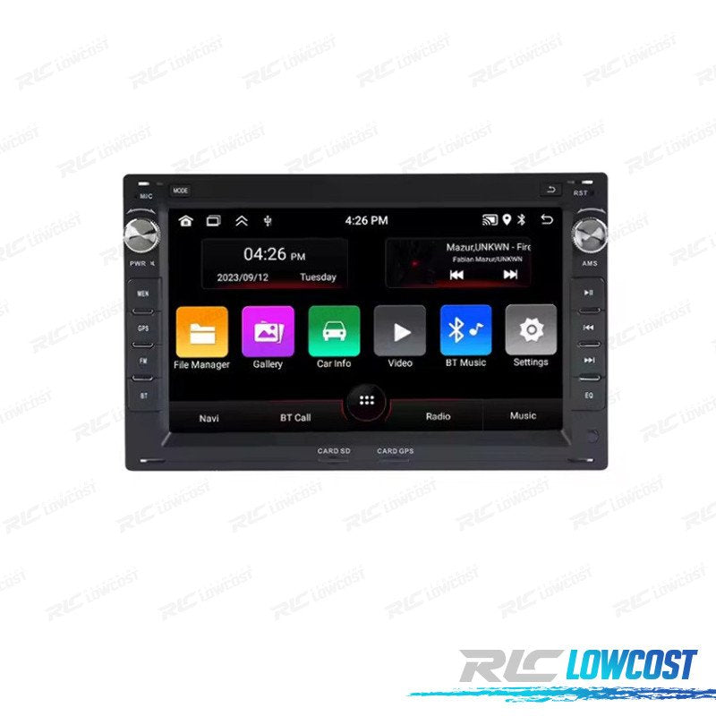 Radio GPS Android 14 PARA SEAT Skoda Volkswagen VW USB GPS Tactil HD