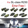 KIT 10 Bombillas LED Interior PARA Mercedes Clase SL R230 Sl500 Sl600 SL55 AMG 02-08 | TDH Performance