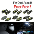 KIT 15 Bombillas LED Interior PARA OPEL Astra H OPC GTC Hatchback 04-09 | TDH Performance
