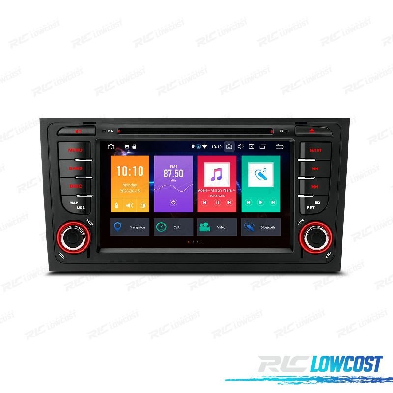 Radio GPS Android 12 AUDI A6 4B 97-04 Allroad 99-05