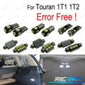 KIT 14 Bombillas LED Interior PARA Volkswagen VW Touran 1T1 1T2 03-10 | TDH Performance
