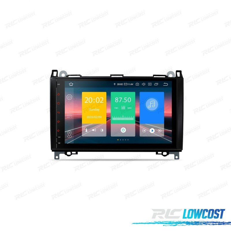 Radio GPS Android 10 PARA Mercedes Clase-a Clase B Vitoviano Sprinter 04-12