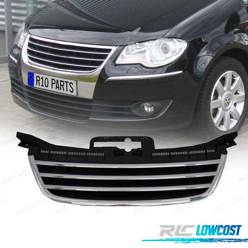 Parrilla Volkswagen VW Touran 03-06 Negro Rejillas Cromadas | TDH Performance