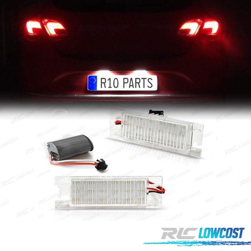 Luces Matrícula LED PARA OPEL Zafira B Astra H Corsa D Insignia Vectra C IX35 Canbus | TDH Performance