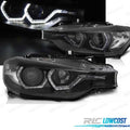 Faros BMW F30 F31 11-15 Xenon OJOS Angel DRL LED Negro | TDH Performance