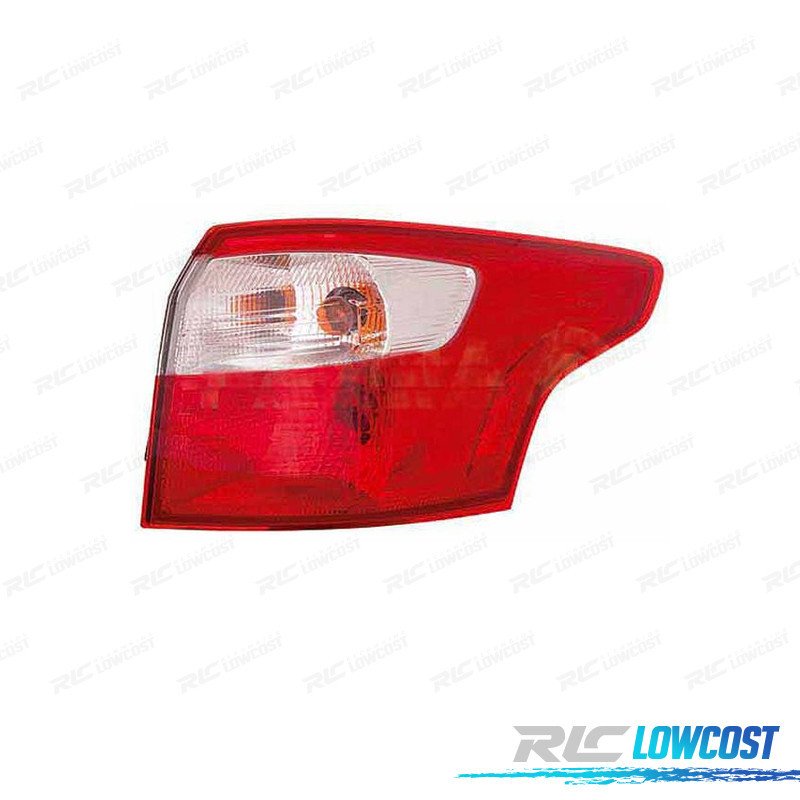 Piloto IZQ PARA FORD Focus IV Sportbreak 11-14 Blanco ROJO
