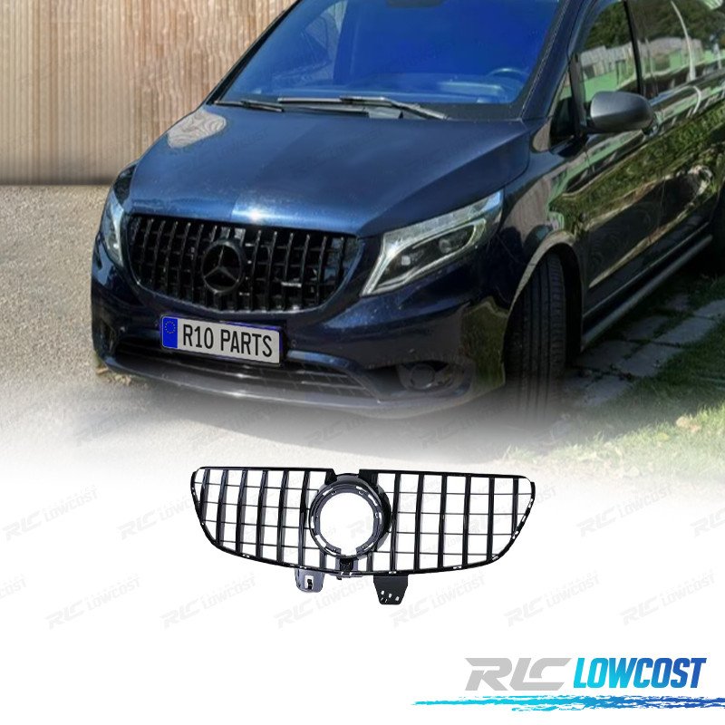 Parrilla Mercedes V W447 19- LOOK AMG Negro Brillo | TDH Performance