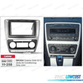 Marco GRIS Radio 2-din PARA Skoda Octavia 08-13 CON AIRE Acondicionado Automático