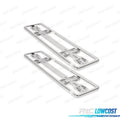 SET Porta Matriculas Cromados