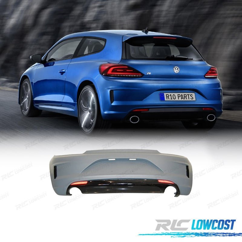 Paragolpes Trasero Volkwagen VW Scirocco 15- LOOK R | TDH Performance