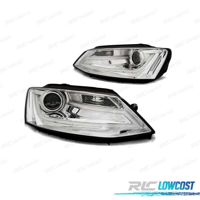 Faros TUBE Light PARA Volkswagen VW Jetta VI 11-14 Cromados