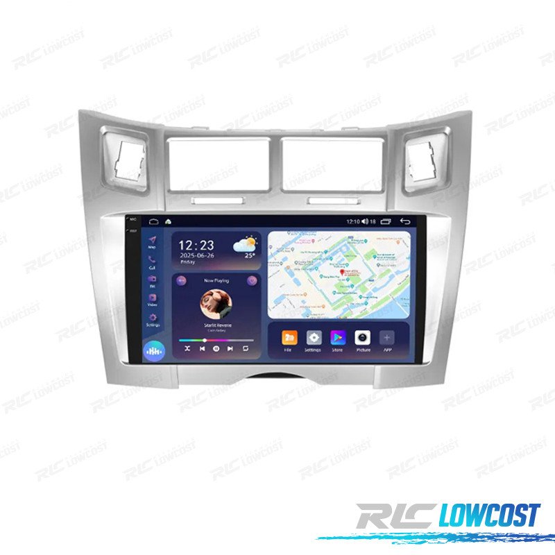 Radio GPS Android 13 Toyota Yaris 05-11