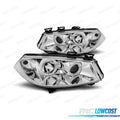 Faros PARA Renault Megane 02-05 OJOS Angel Fondo Cromo | TDH Performance