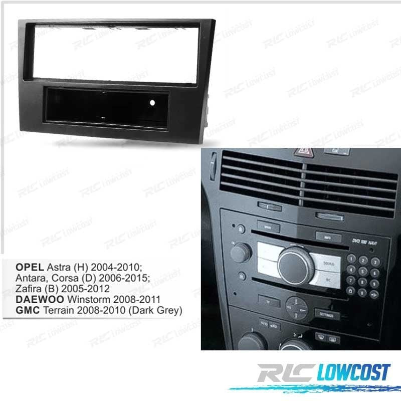 Marco Negro Radio 1-din PARA OPEL Astra H Daewoo Corsa D Zafira B